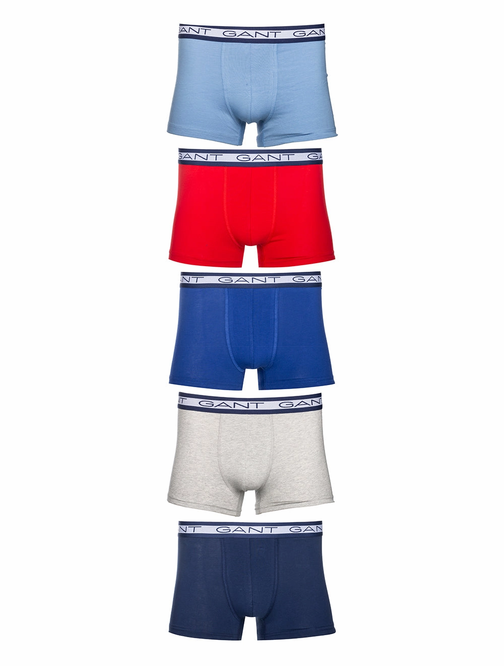 5-Pack Basic Trunks Light Grey Melange