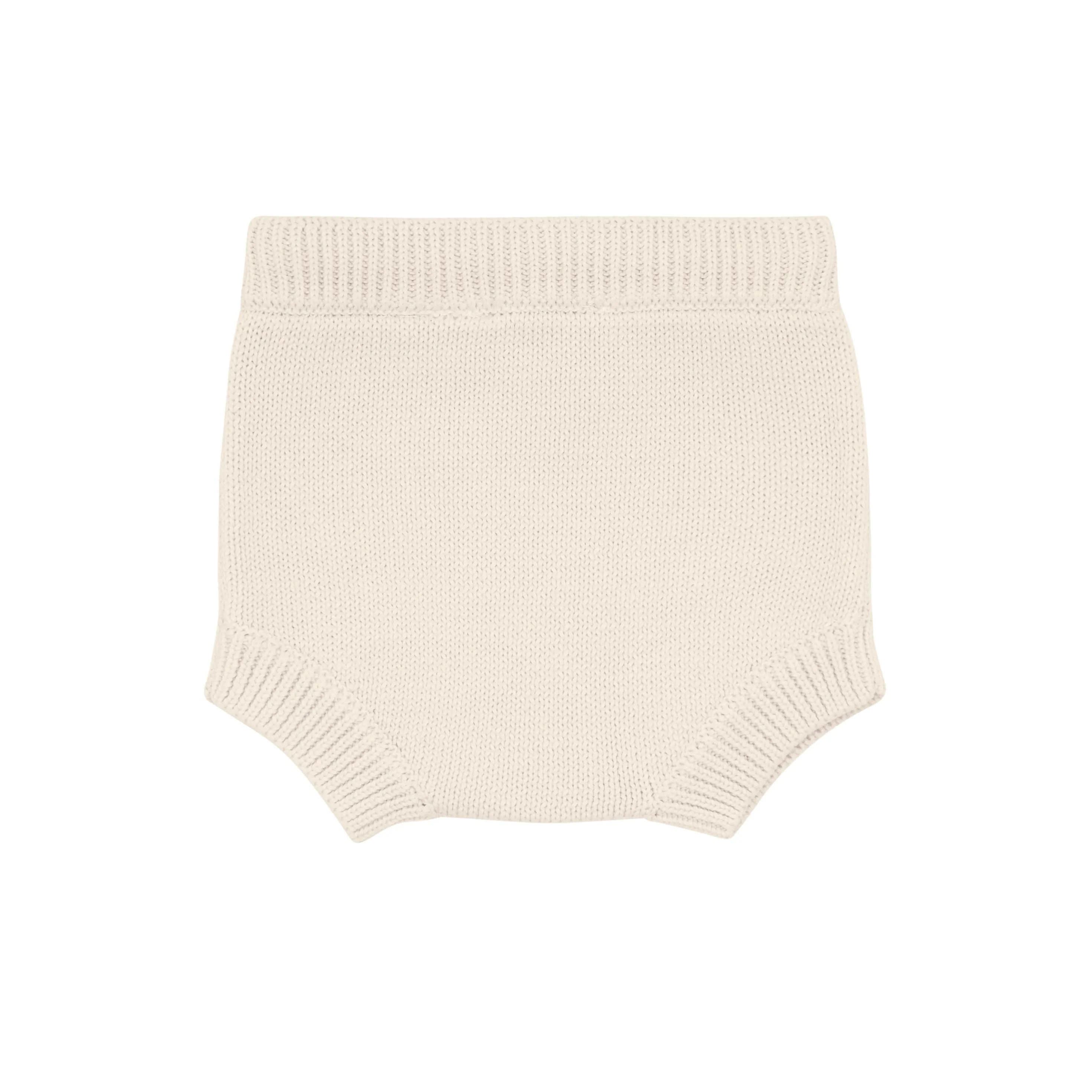 baby cream knit bloomer