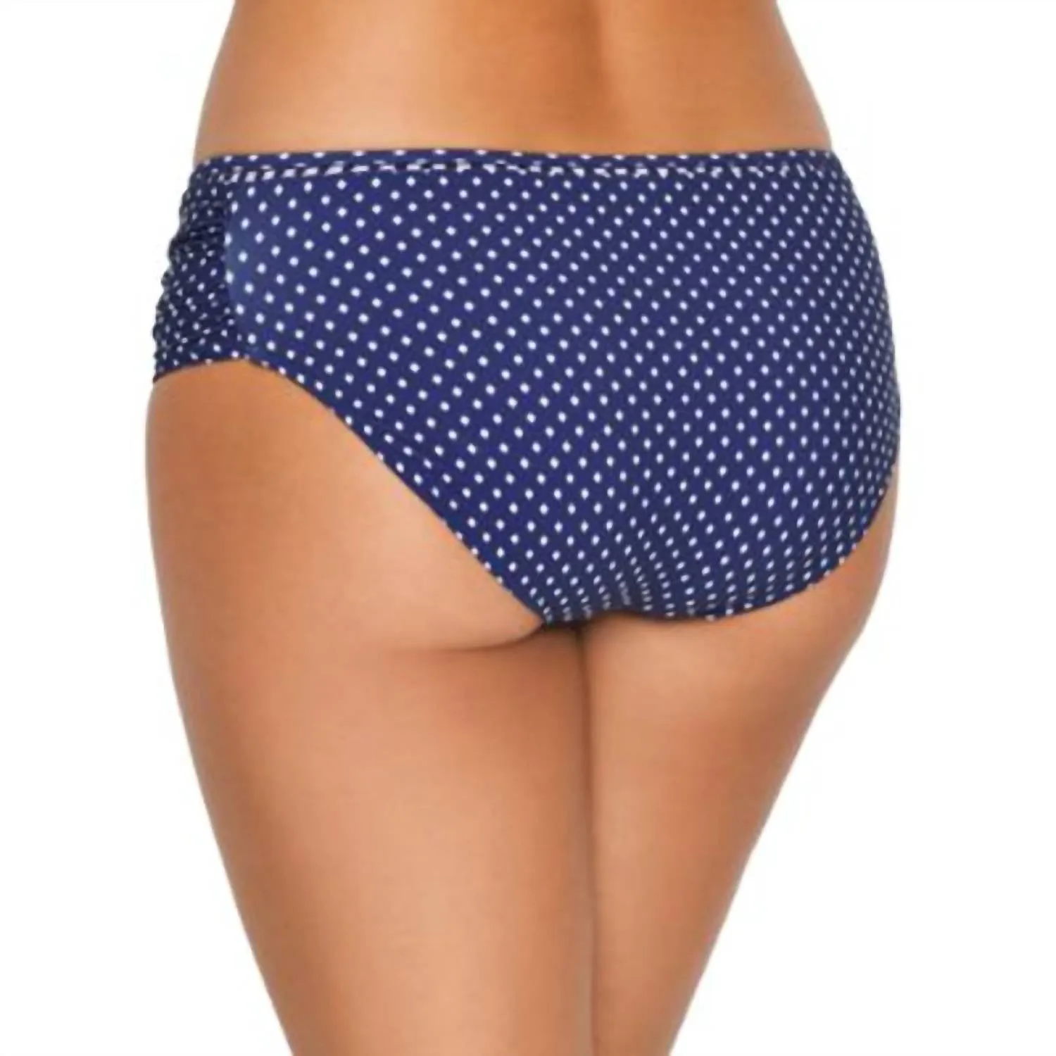 Beach Belle Wide Side Bikini Bottom In Blue Opal