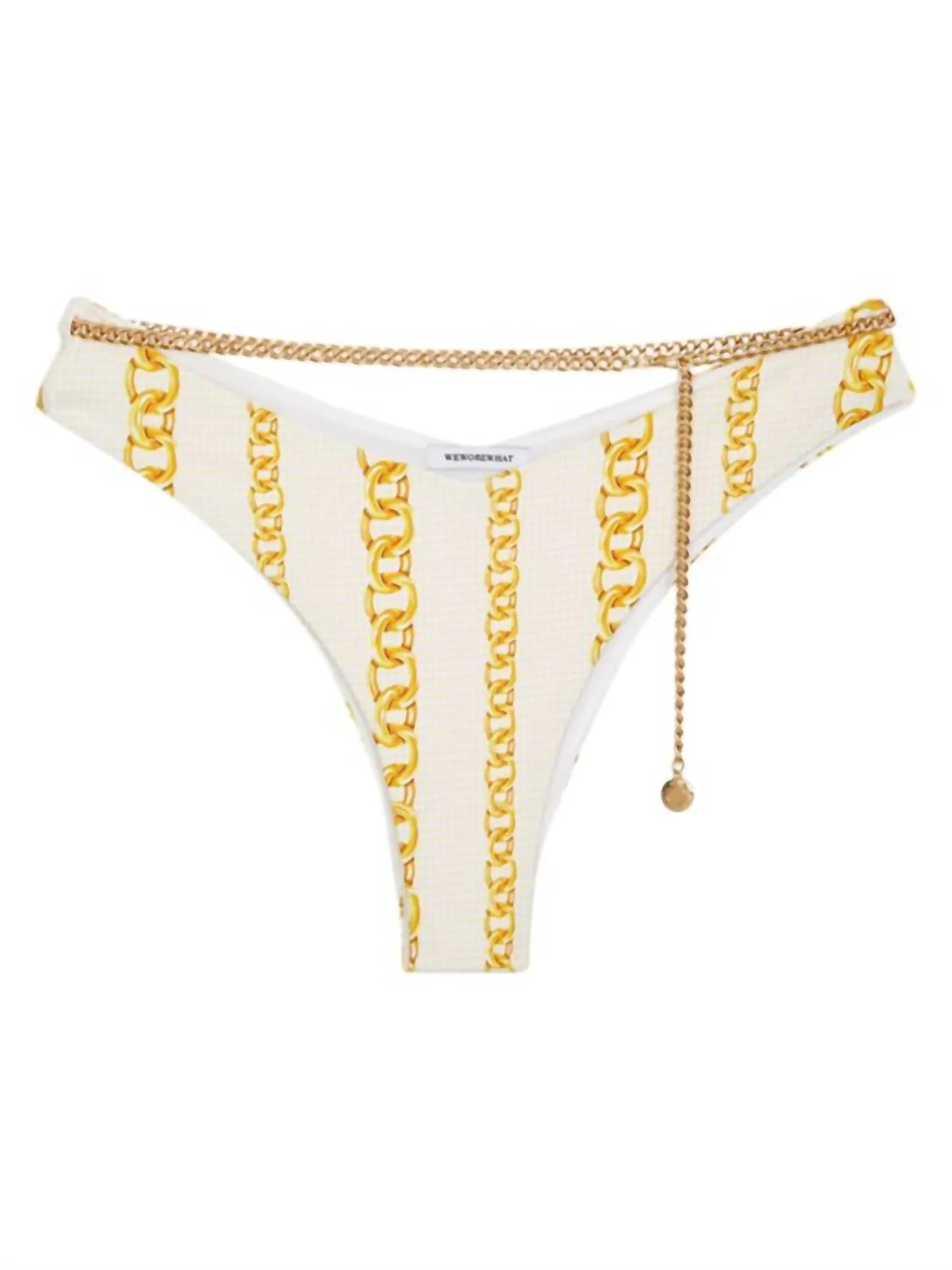 Belted Delilah Bottom In Chains Soft Yellow