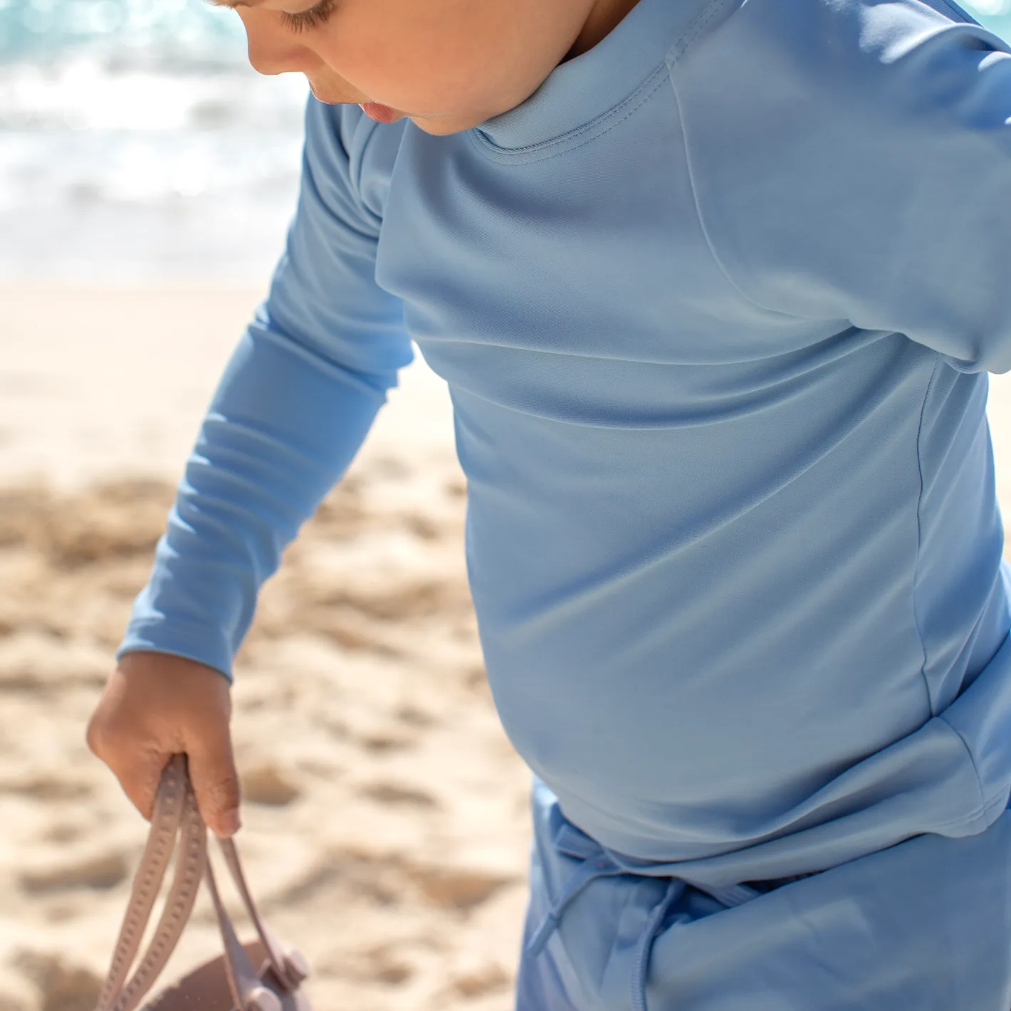 boys bermuda blue colorblock boardie