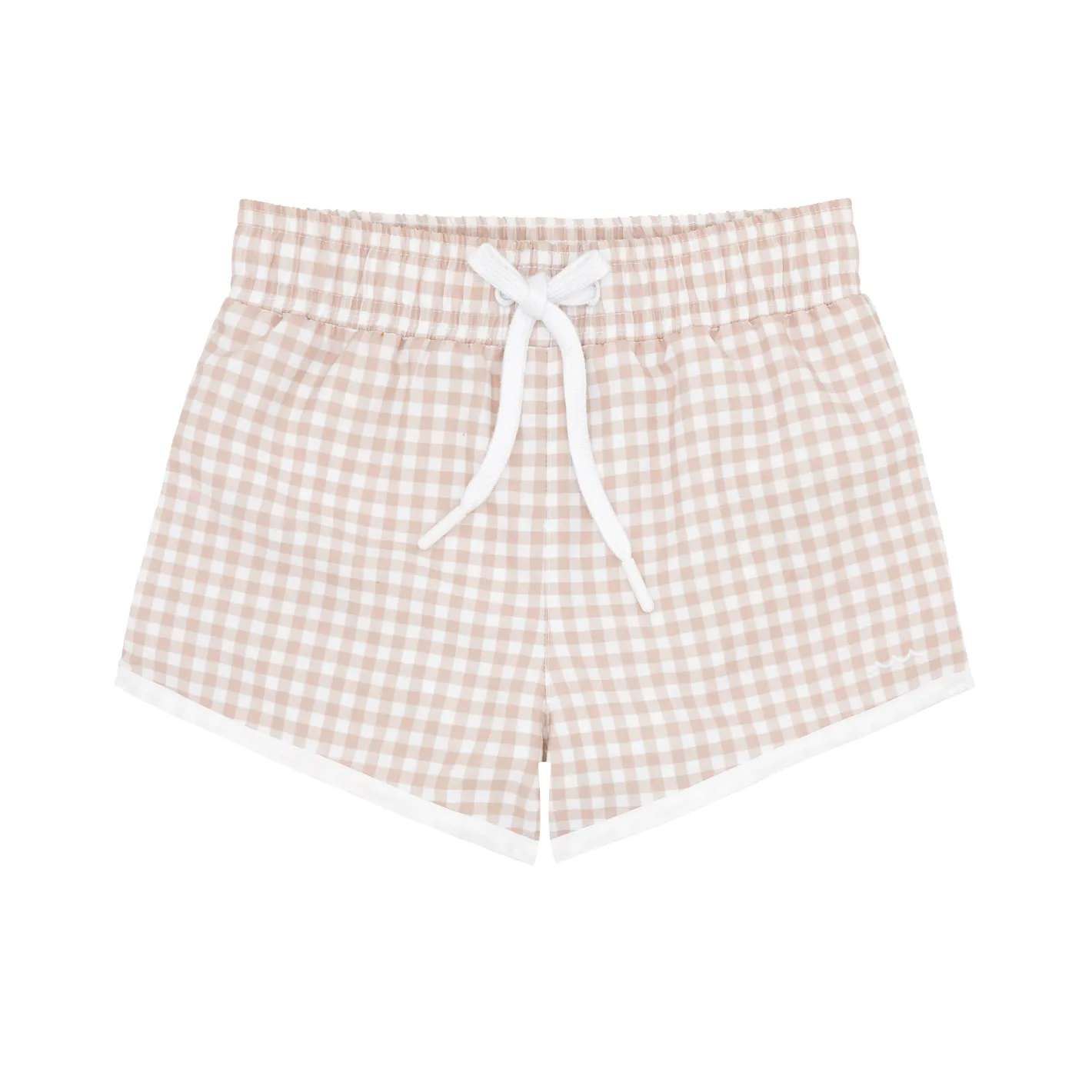 boys brown gingham boardie