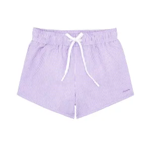 boys lavender stripe boardie
