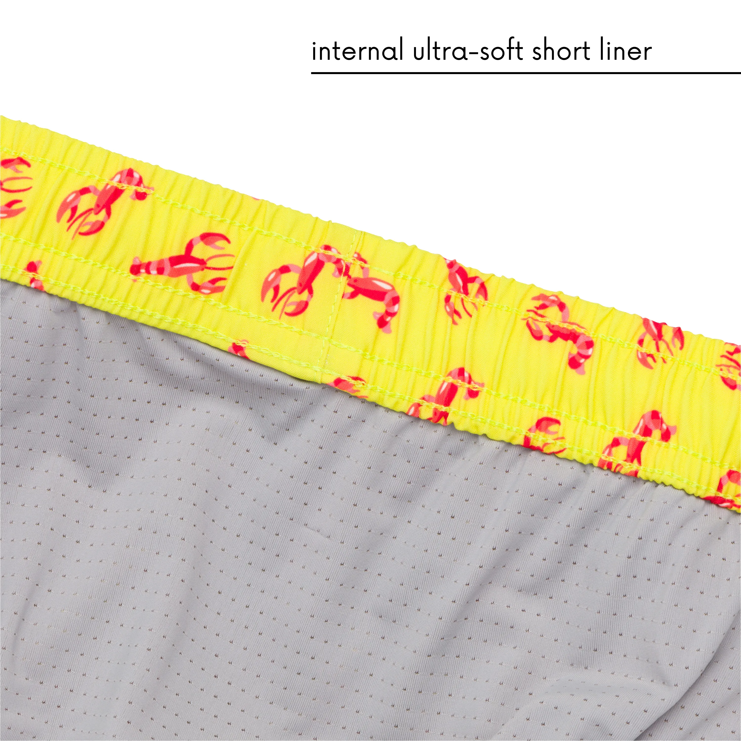 Boys Long Sleeve Zipper Rash Guard and Swim Trunk Set | "Lobster"