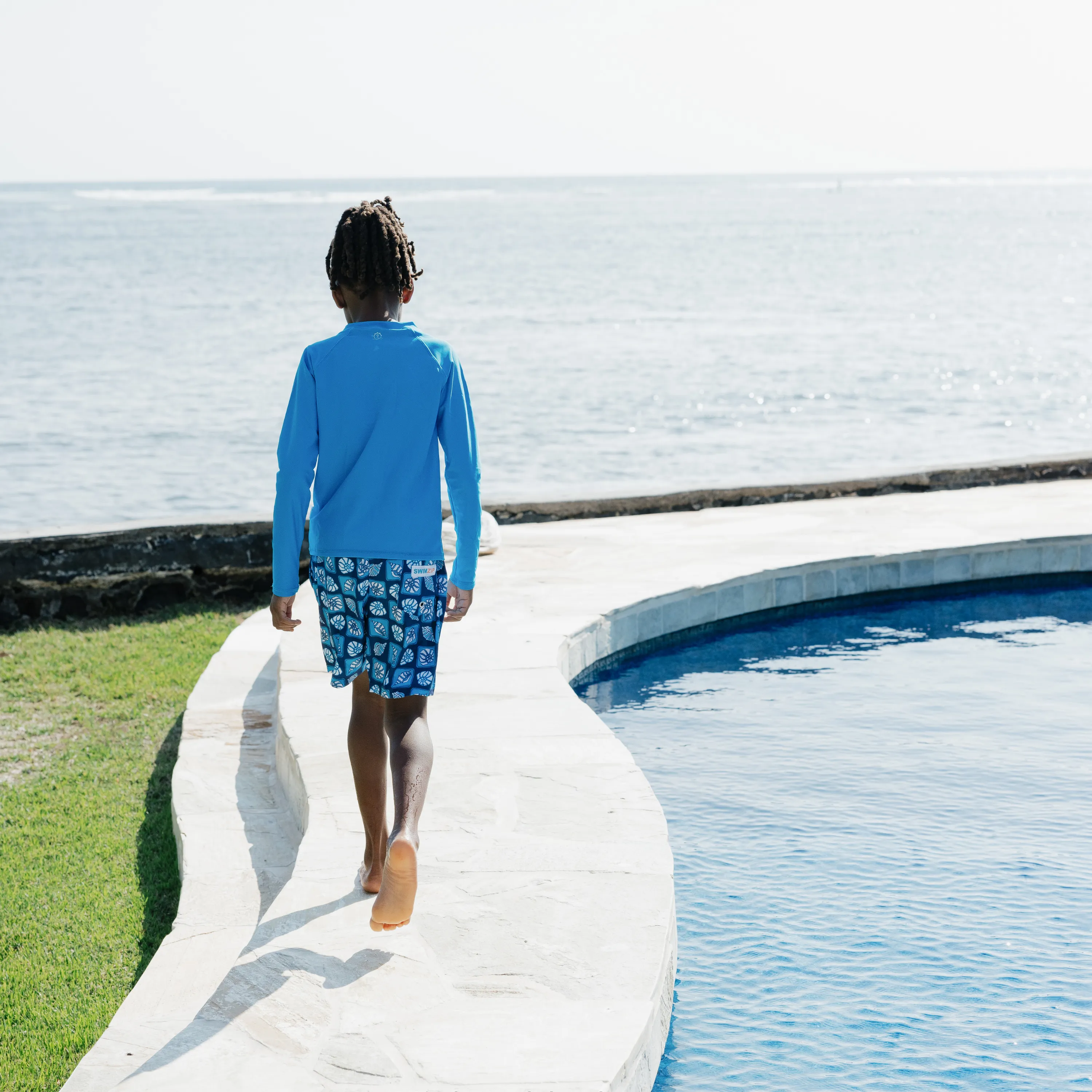 Boys Swim Trunks Boxer Brief Liner (sizes 6-14) | Coastal"
