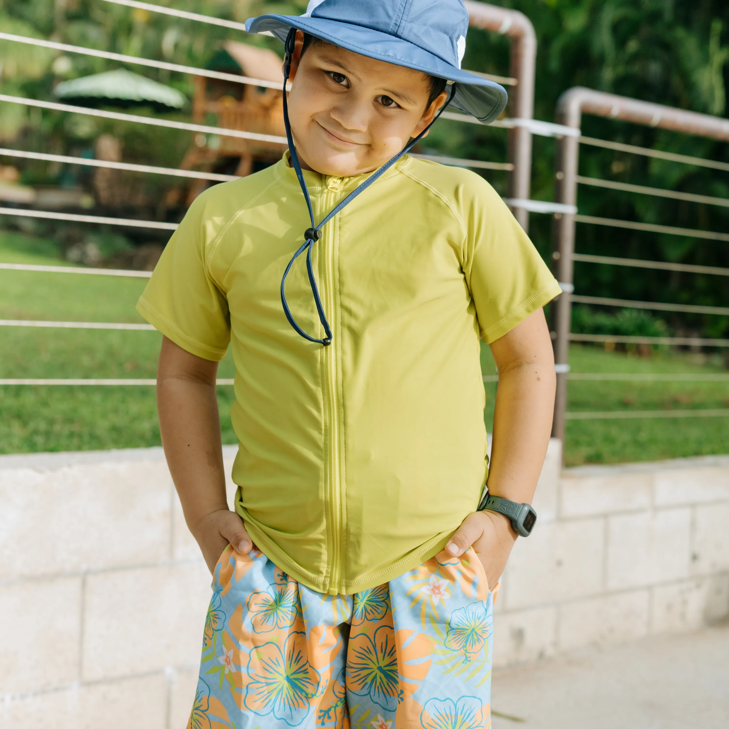 Boys Swim Trunks Boxer Brief Liner (sizes 6-14) | Groovy"