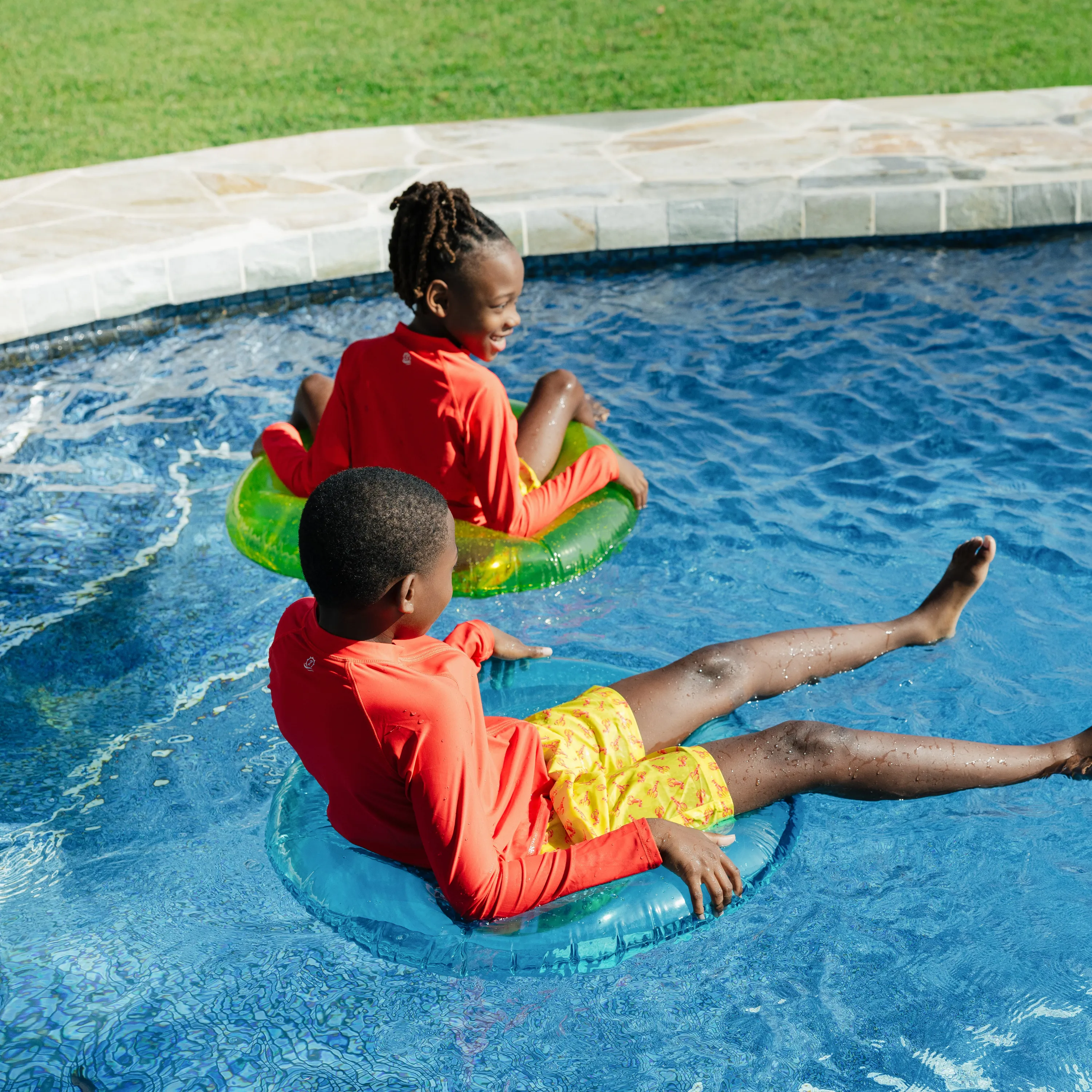 Boys Swim Trunks Boxer Brief Liner (sizes 6C14) | Lobster"