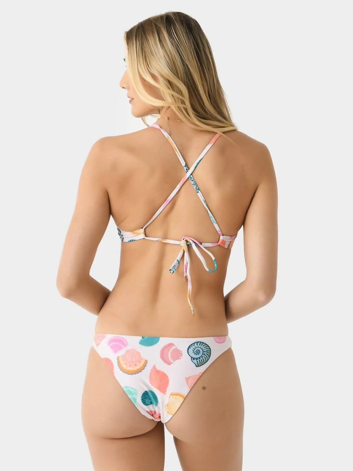 Carrie Bikini Top In Coastal Jewel