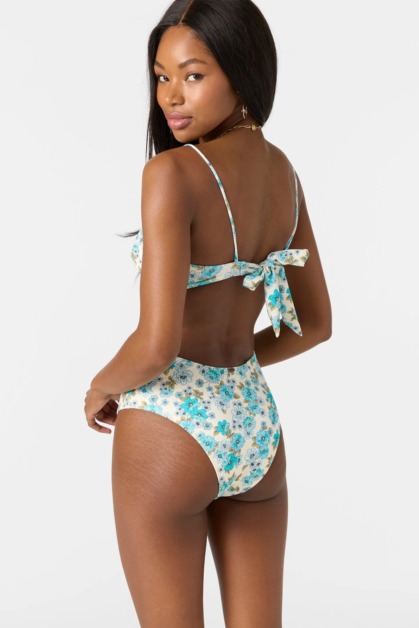 COASTAL FLORAL KAILUA ONE-PIECE