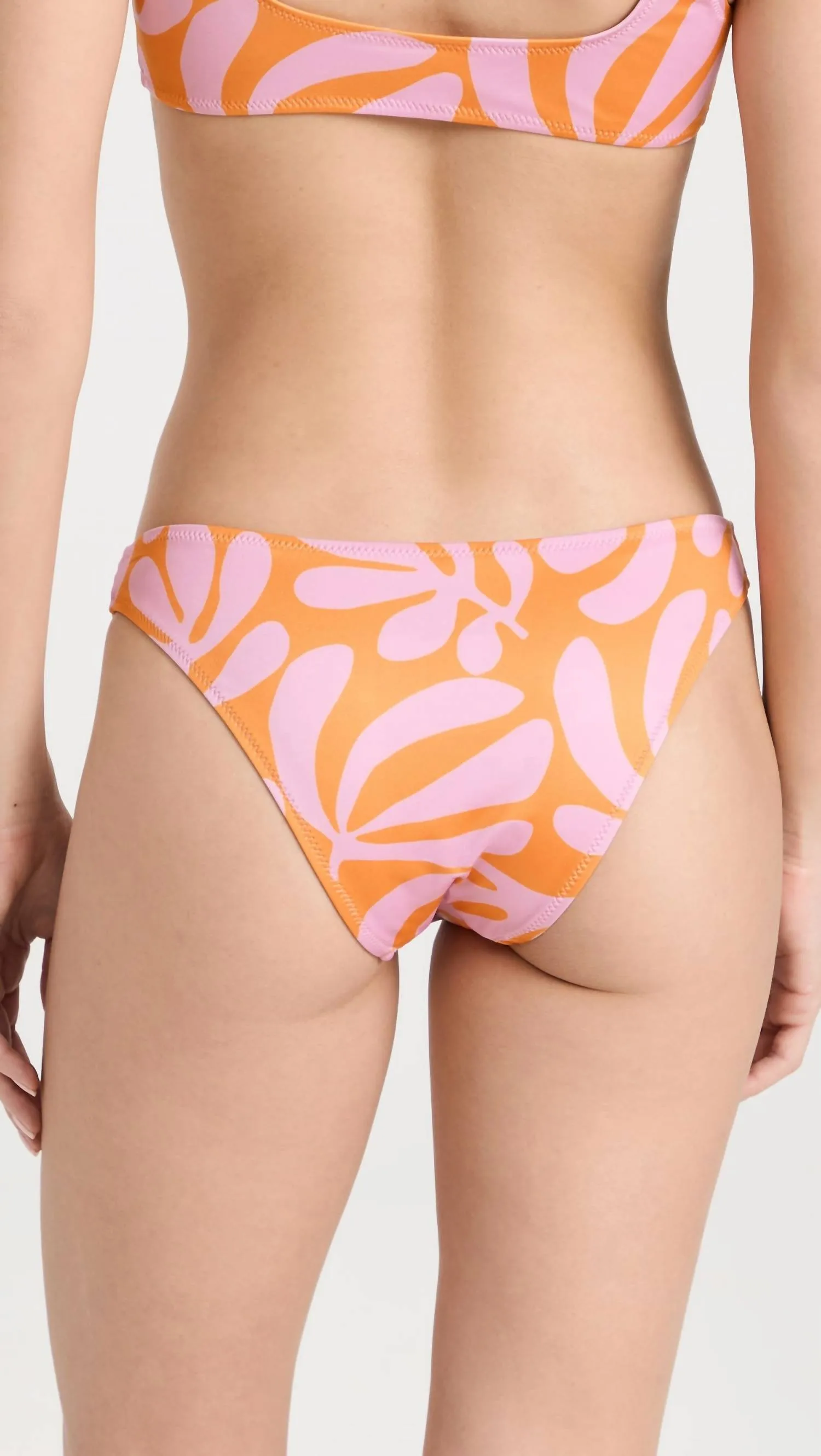 Elle Bikini Bottom In Carnation Pink