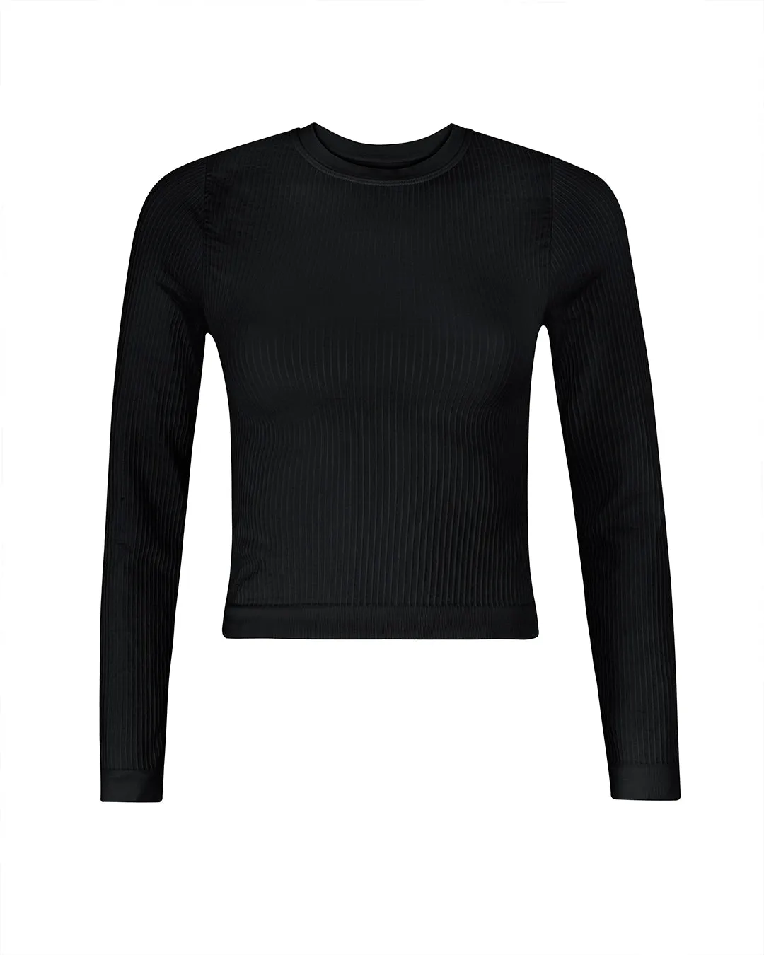 EQUILIBRIUM Wide Ribbed Top | Black