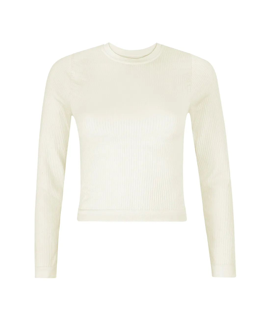 EQUILIBRIUM Wide Ribbed Top | Cream