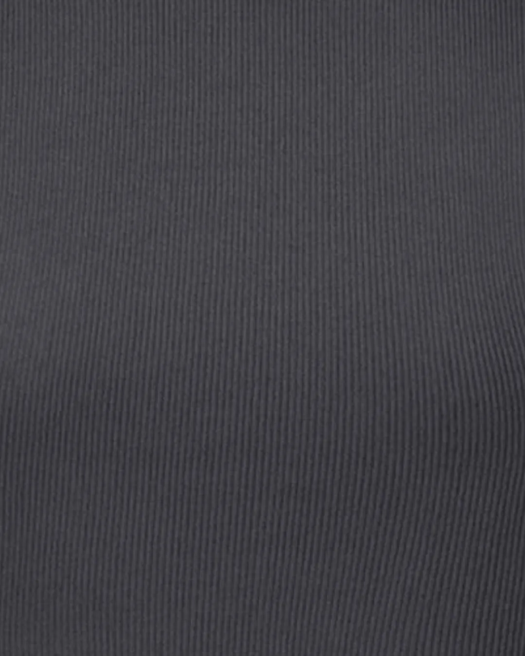 EVOKE Ribbed Long-Sleeve Crop Top | Slate Grey