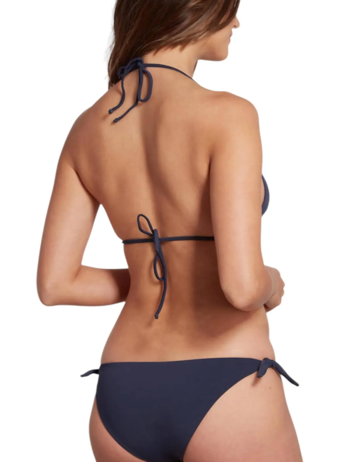 Fanny Tie Side Bikini Bottom In Navy