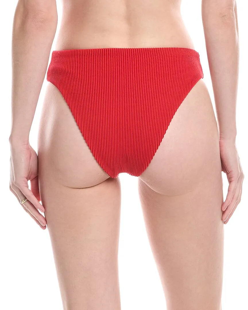 FARM Rio Red High Waist Bikini Bottom