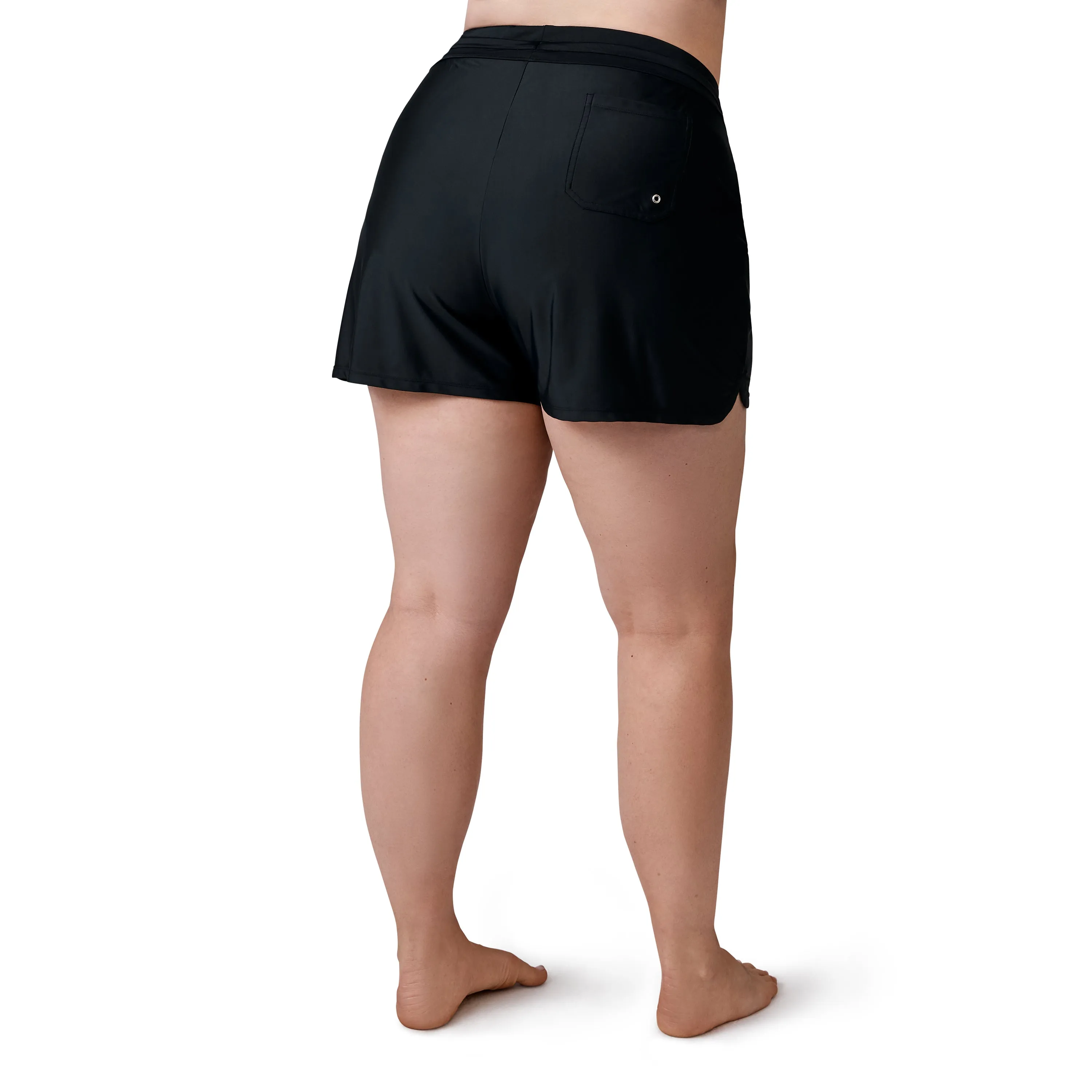 Free Country Women's Plus Size Drawstring Swim Short