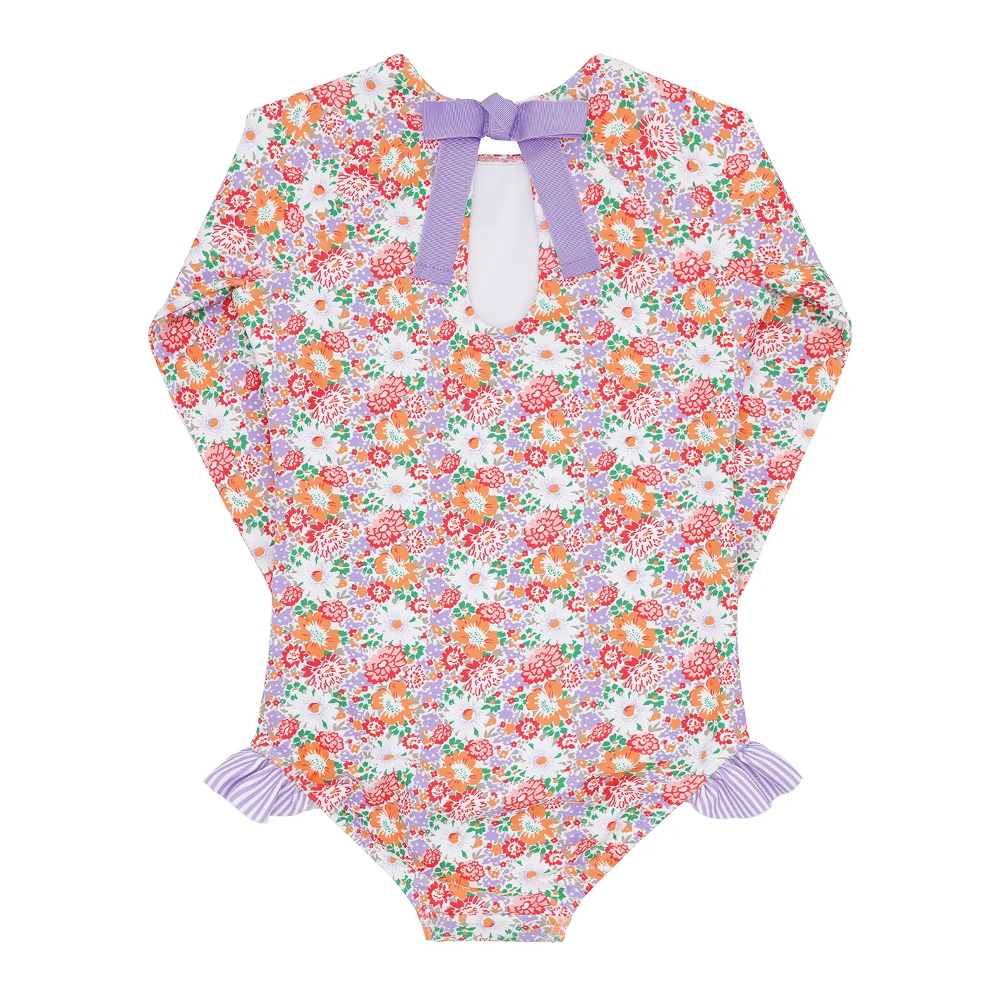girls island blossom rashguard one piece