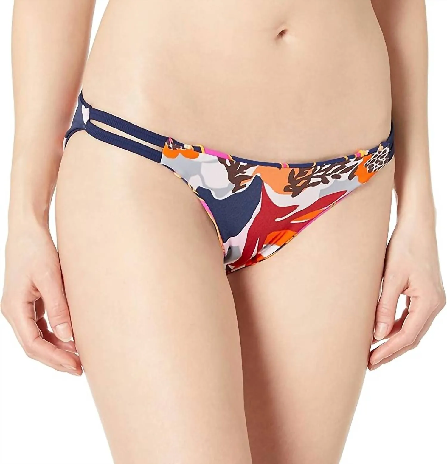 Glo-Split Bikini Bottom In Multi