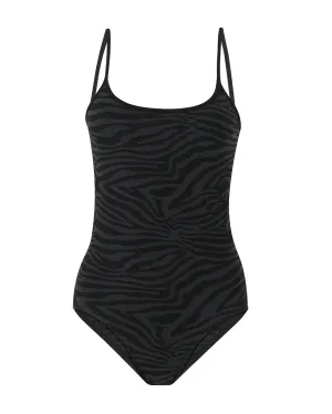 GLORIOUS Body Swimsuit | Zebra Jacquard