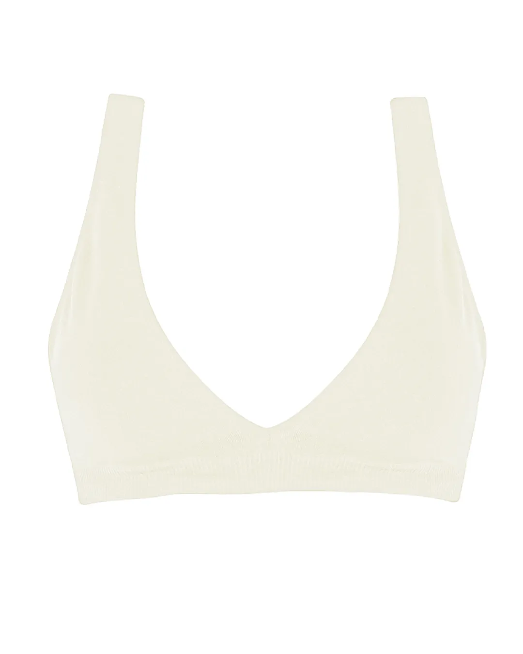 GRACEFUL Bikini Bra Top | Cream
