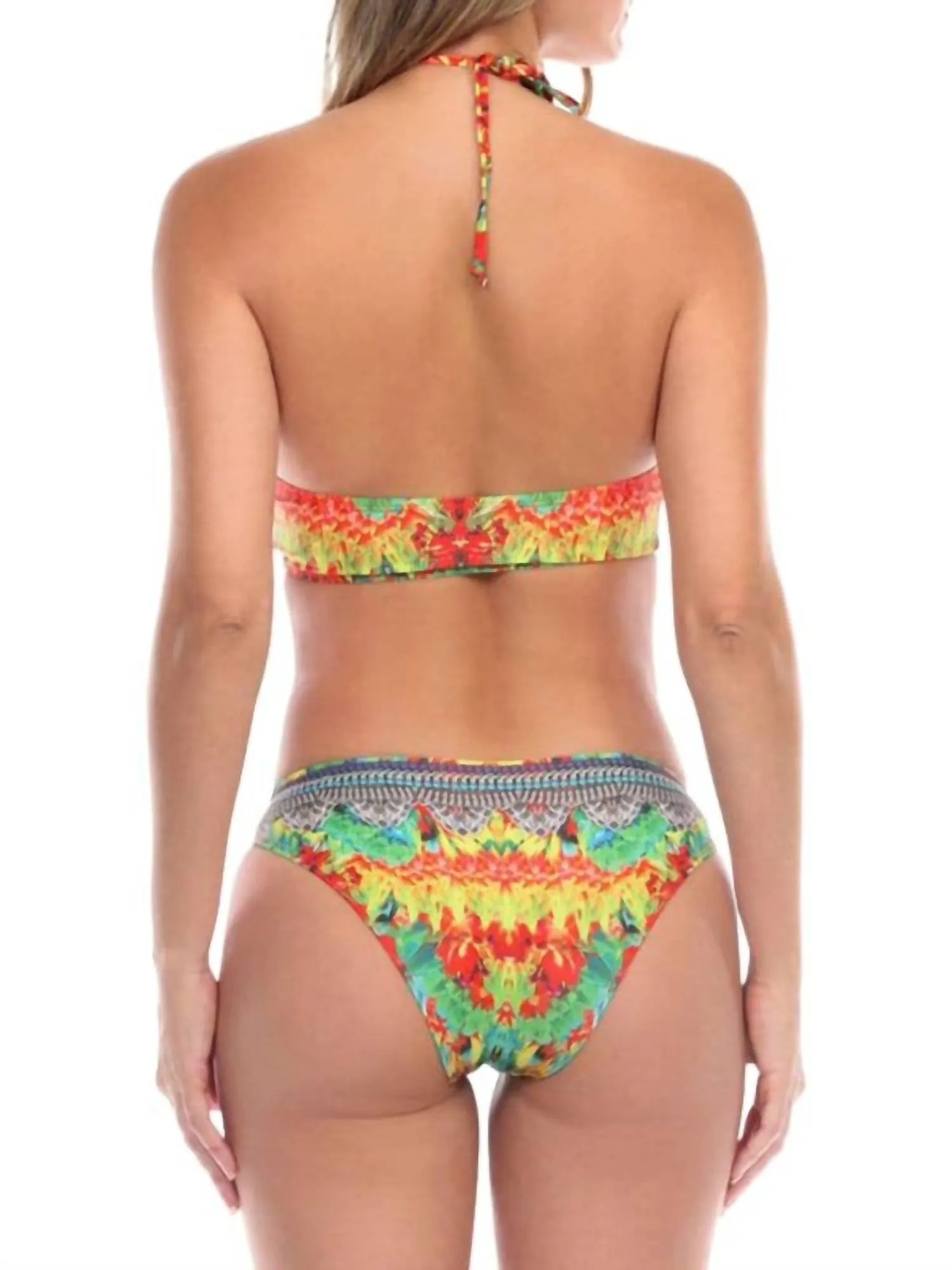 Halter Bikini Top In Multi