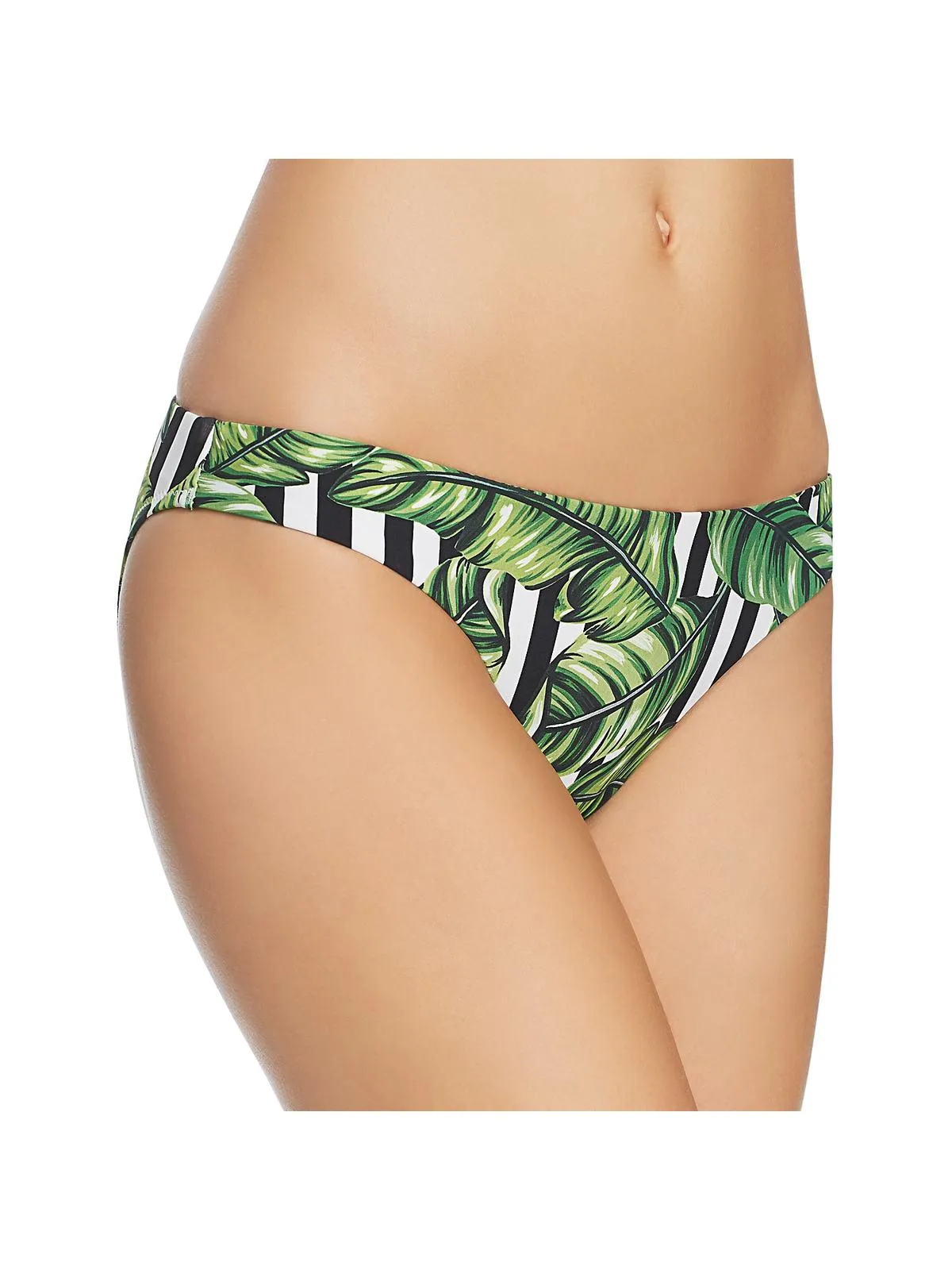 Havana Leaf Womens Hipster Low Rise Bikini Swim Bottom