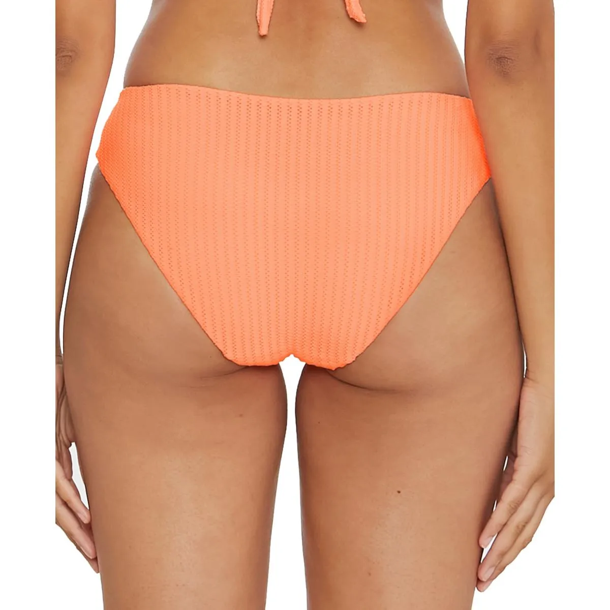 Hipster Bottom Womens Solid Nylon Swim Bottom Separates