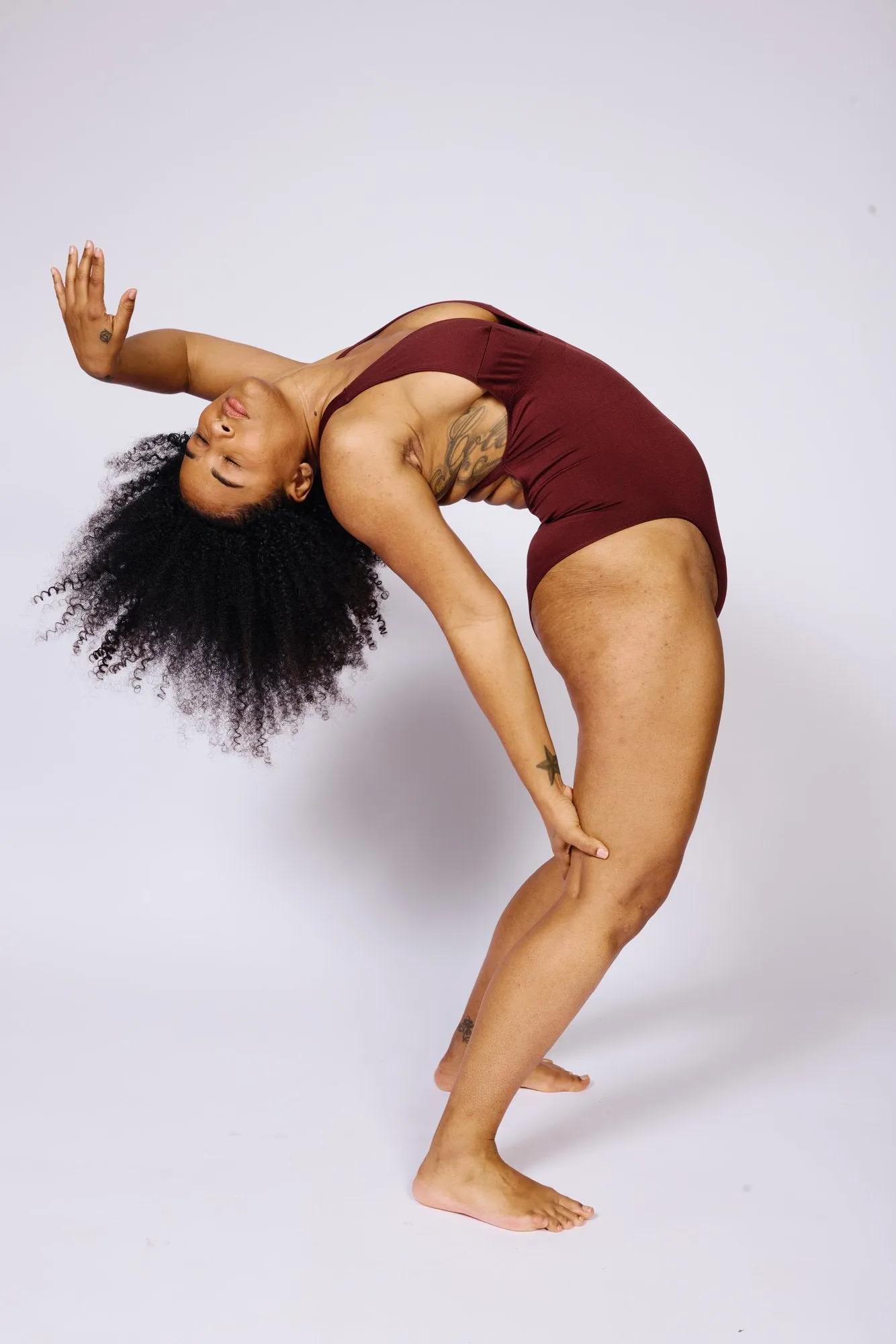 ILLUMINATE Body Swimsuit | Maroon