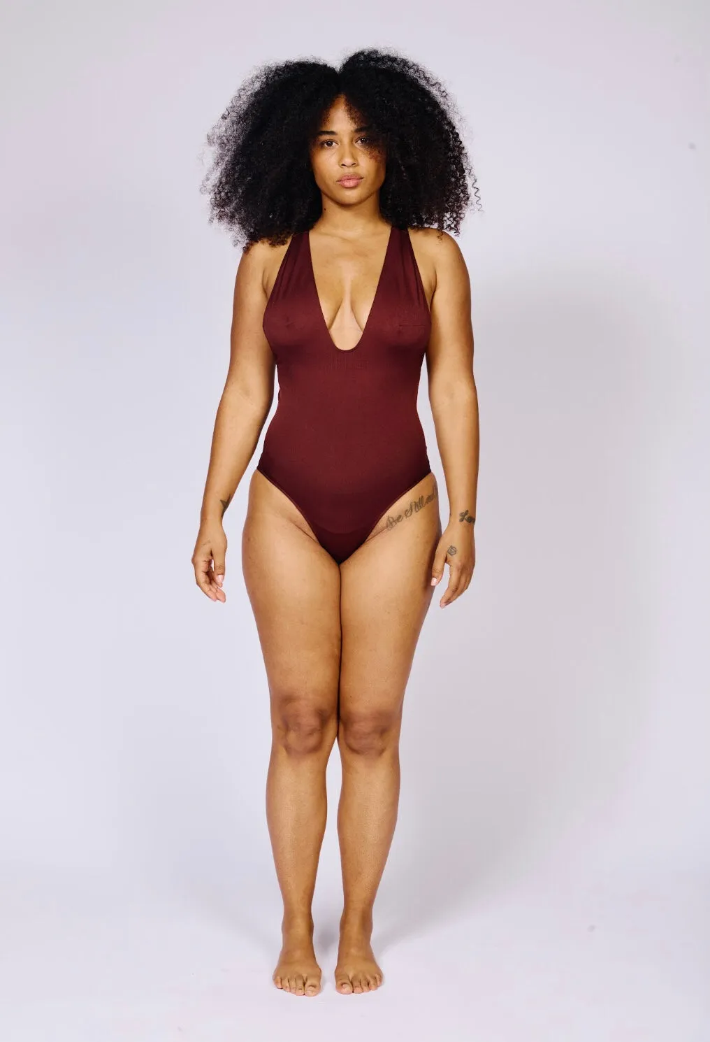ILLUMINATE Body Swimsuit | Maroon