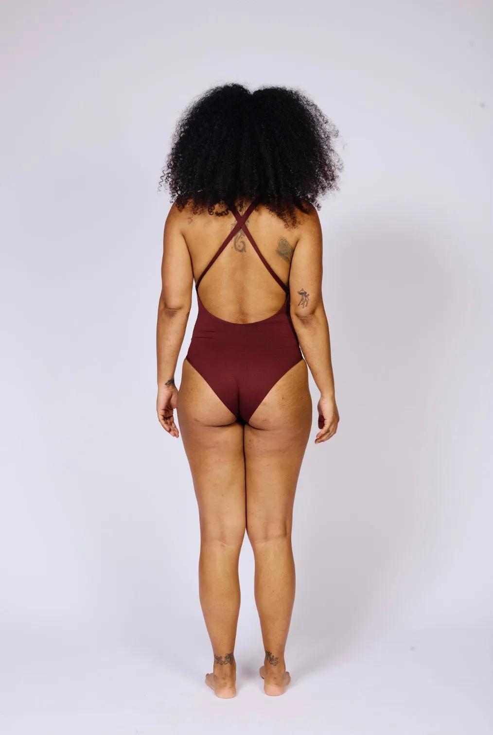 ILLUMINATE Body Swimsuit | Maroon