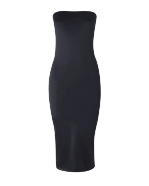 JOYOUS Bandeau Tube Dress | Black