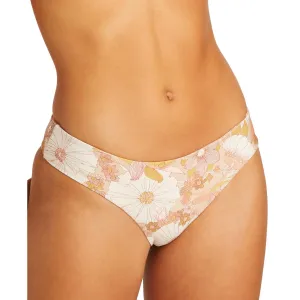 Juniors Bloom Shaka Womens Floral Print Cheeky Swim Bottom Separates