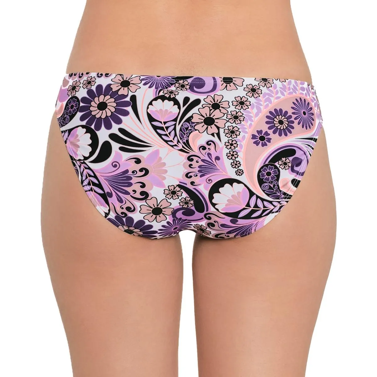 Juniors Womens Floral Print Hipster Swim Bottom Separates