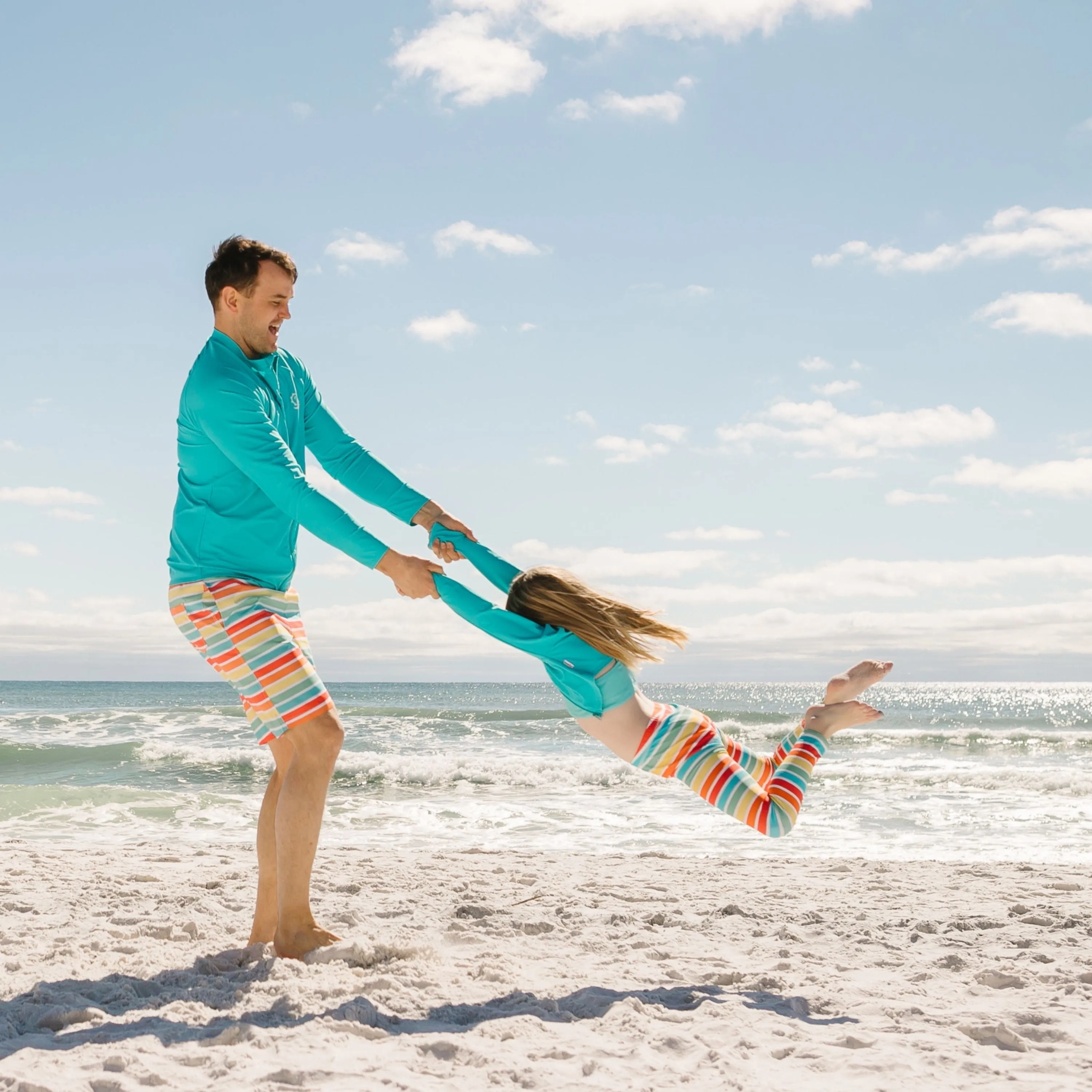 Kids Swim Pants | "Rainbow"