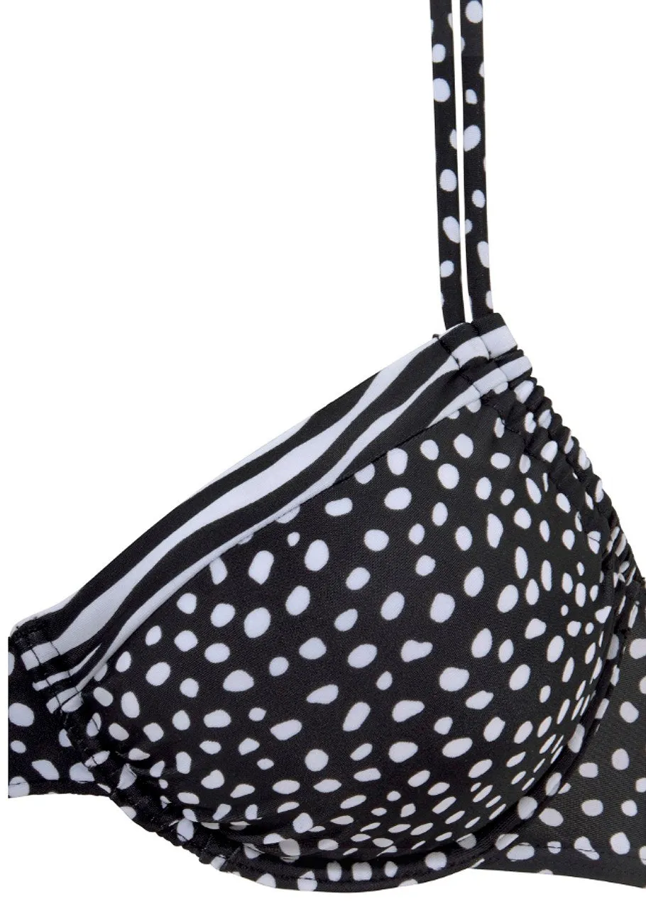 LASCANA Women's Safari Underwire Bikini Top