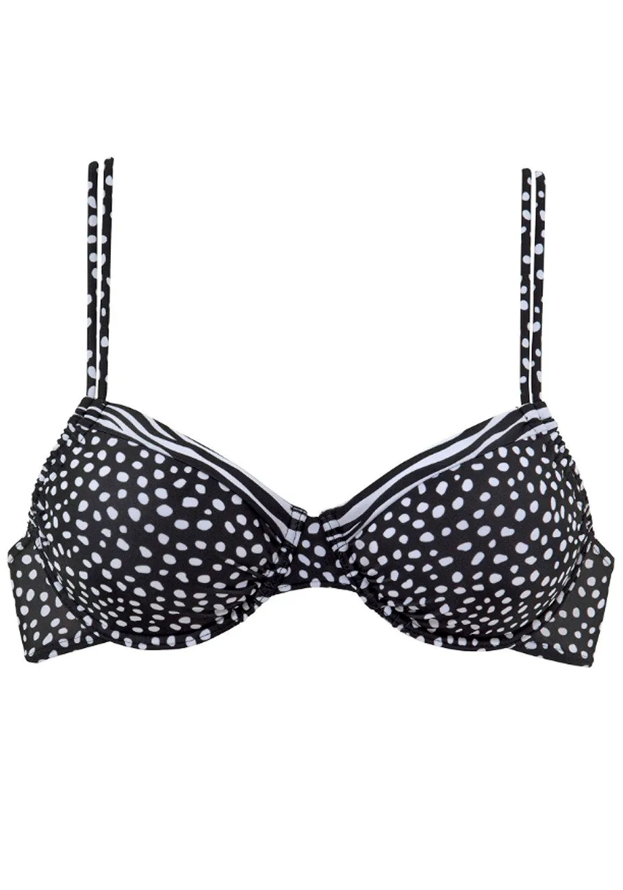 LASCANA Women's Safari Underwire Bikini Top