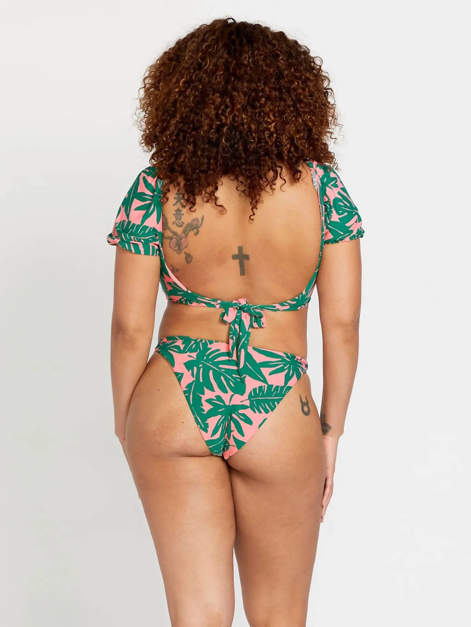 Leaf Ur Life Bikini Bottom In Emerald Green