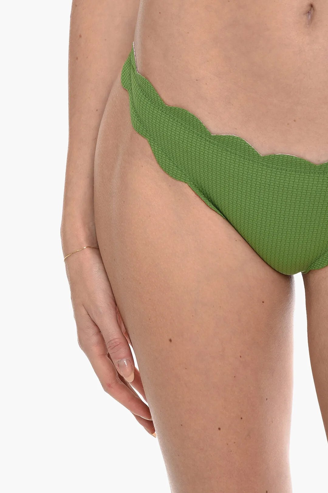 Marysia Reversible Antibes Bikini Bottom With Scalloped Edge Xs Standard Size