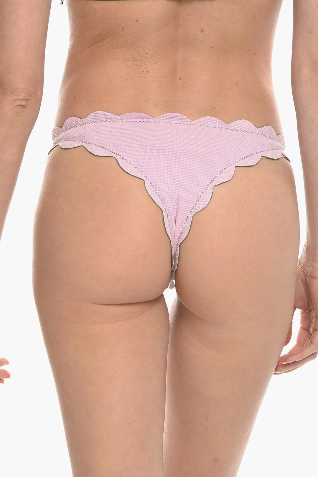 Marysia Scalloped Edges Reversible North Bikini Bottom M Standard Size