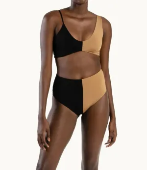 Mena Two Piece In Bronze Brown-Black