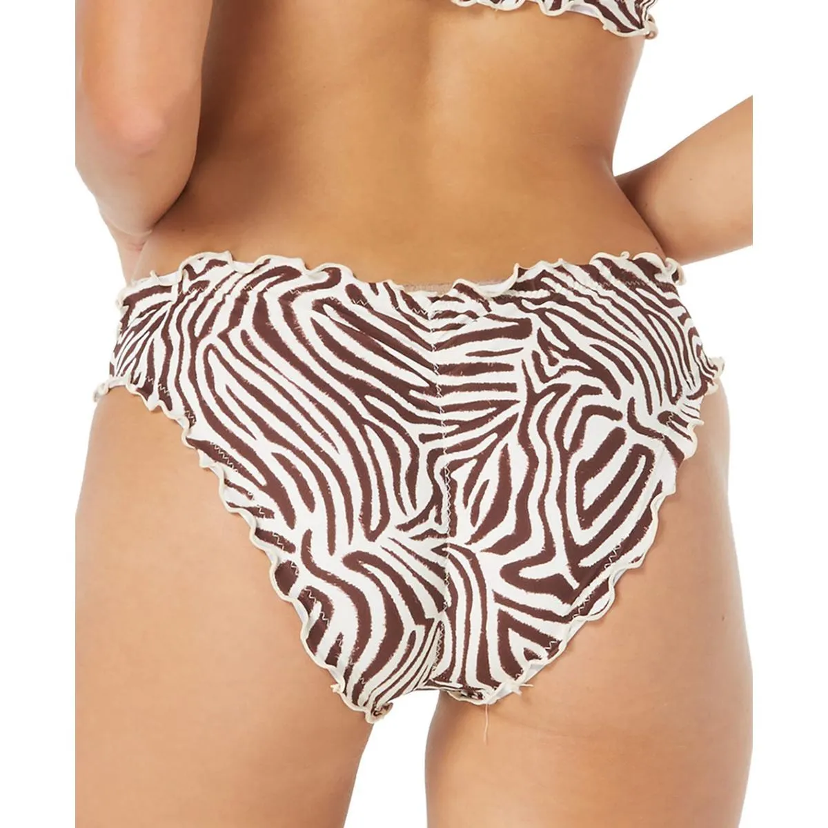 Mermaid Womens Ruffled Nylon Swim Bottom Separates