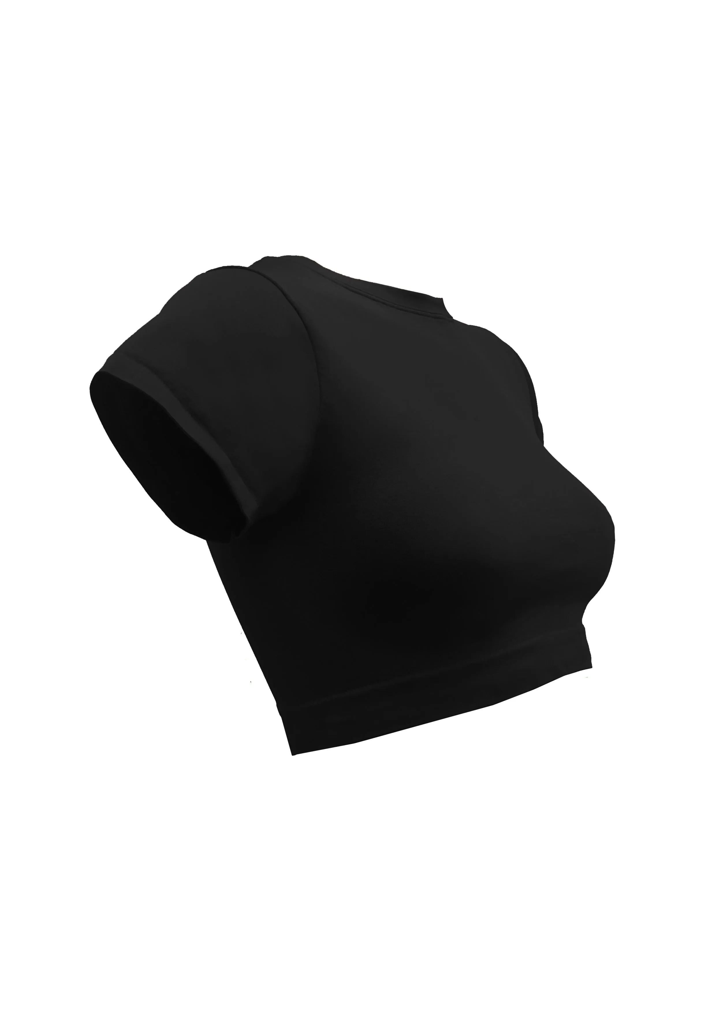 MINDFUL Crop Top | Black