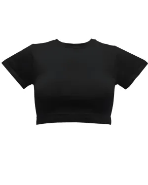 MINDFUL Crop Top | Black