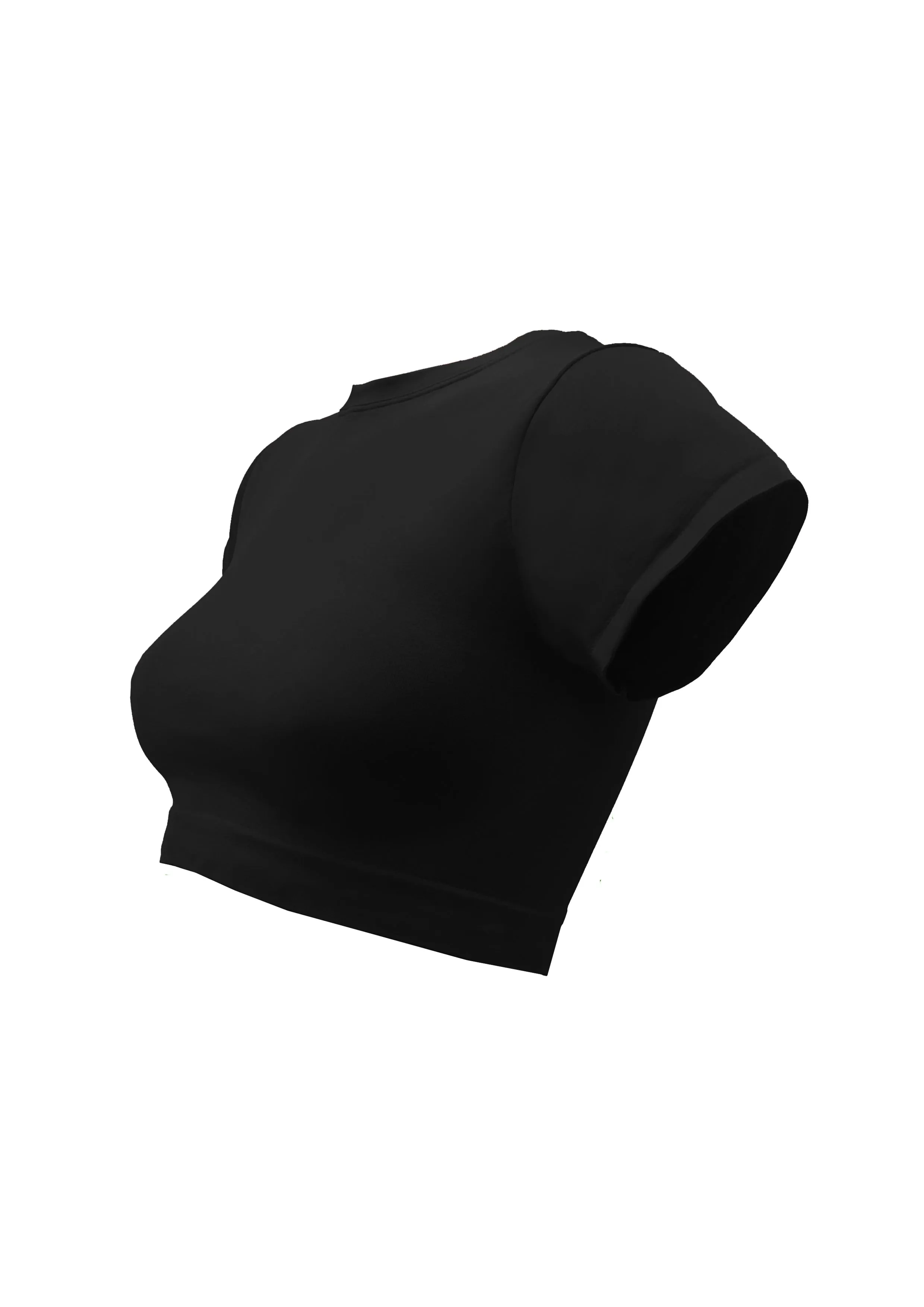 MINDFUL Crop Top | Black