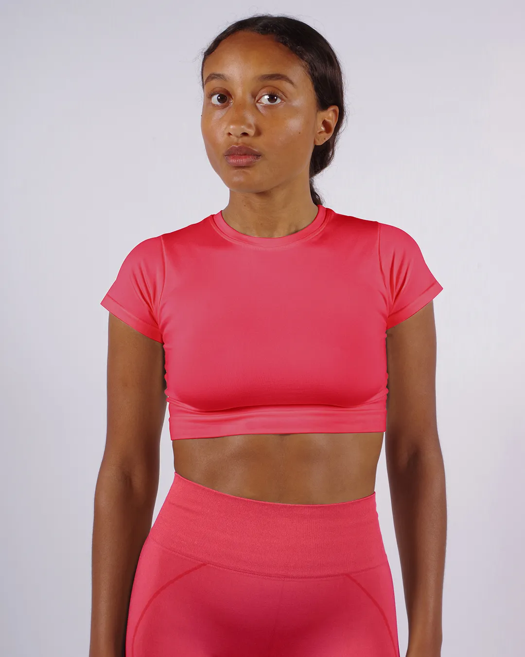 MINDFUL Crop Top | Cerise