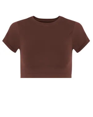 MINDFUL Crop Top | Maroon