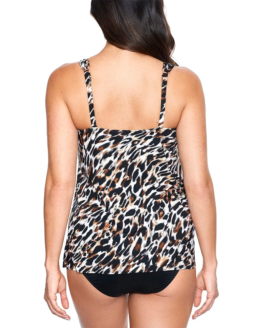 Miraclesuit Fur Realz Dazzle Tankini Top Tankini