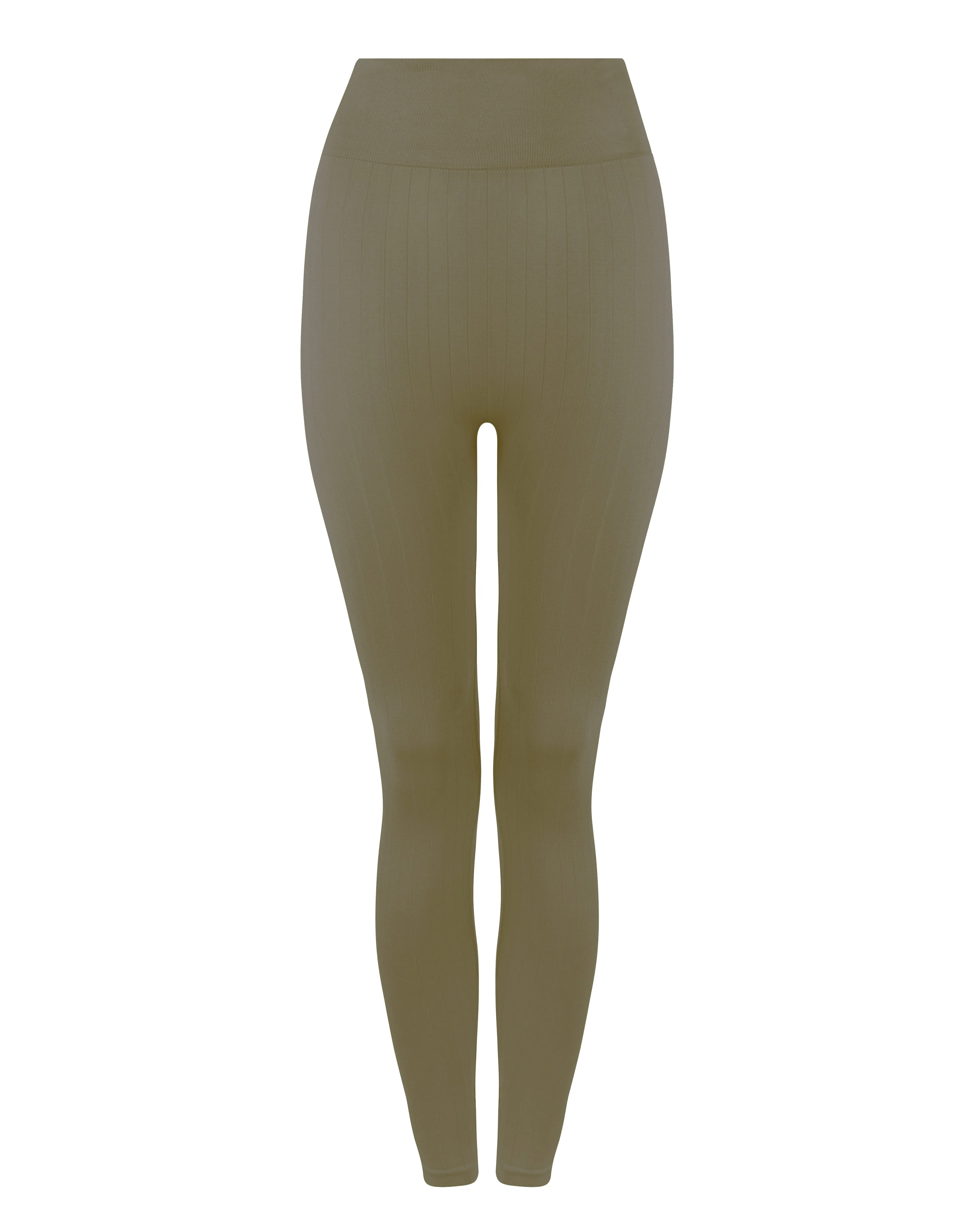 NOURISH FLAT RIBBED Leggings | Olive