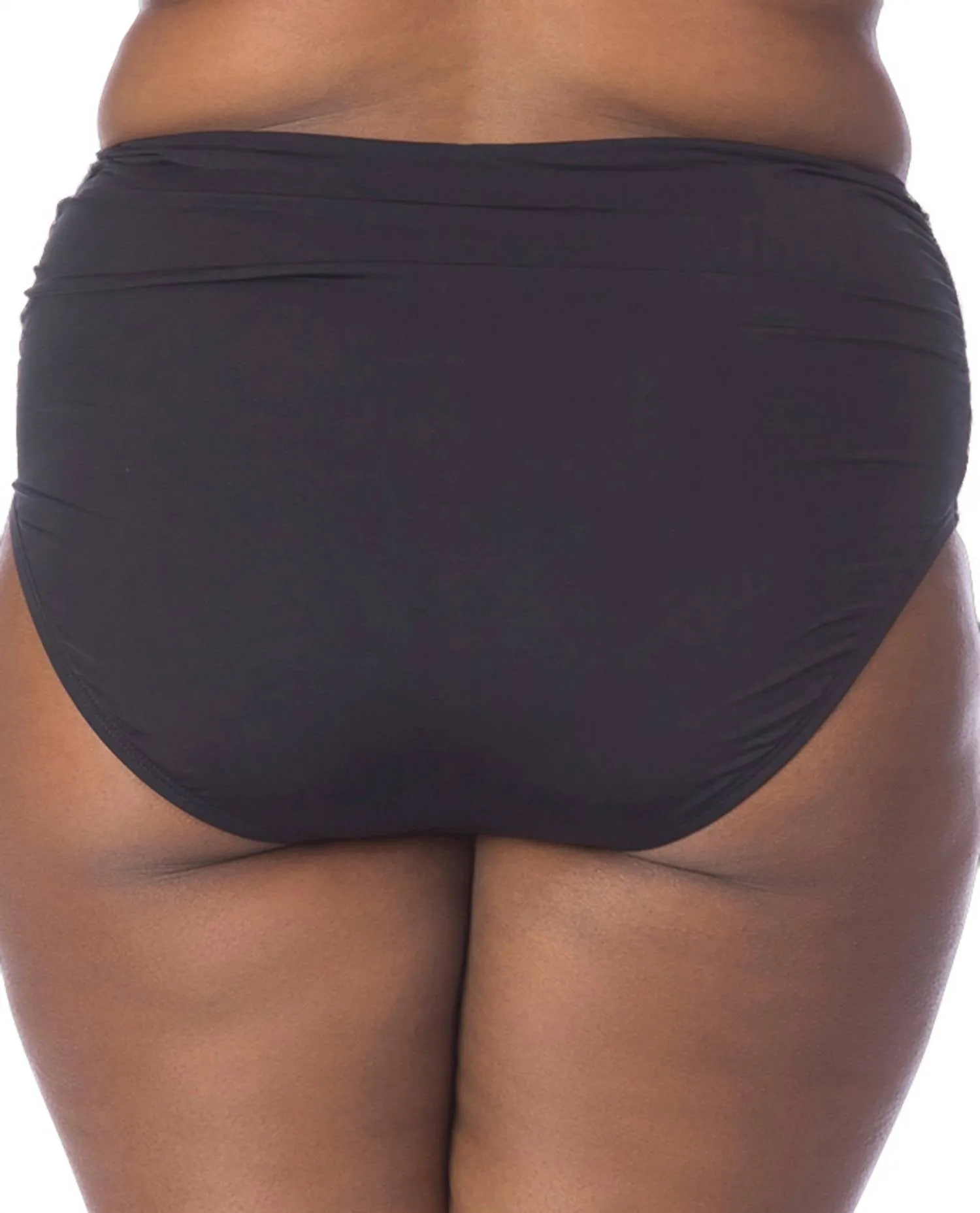 Plus Size Shirred Tankini Bottom In Gypsy Gem
