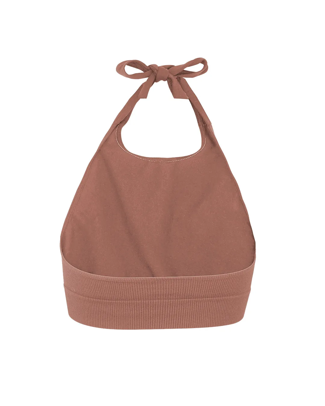 REVITALISED Halterneck Top | Rusty Pink